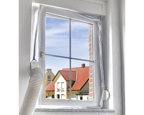 Hot Air Stop Fensterabdichtung BC01AIRSTPFE für mobile Klimageräte – Weiß