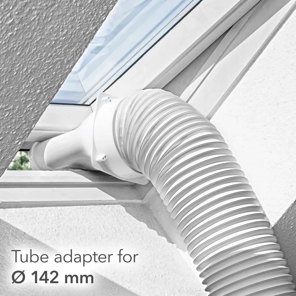 TROTEC Fensteradapter für Abluftschlauch – Fensterdüse für mobile Klimageräte