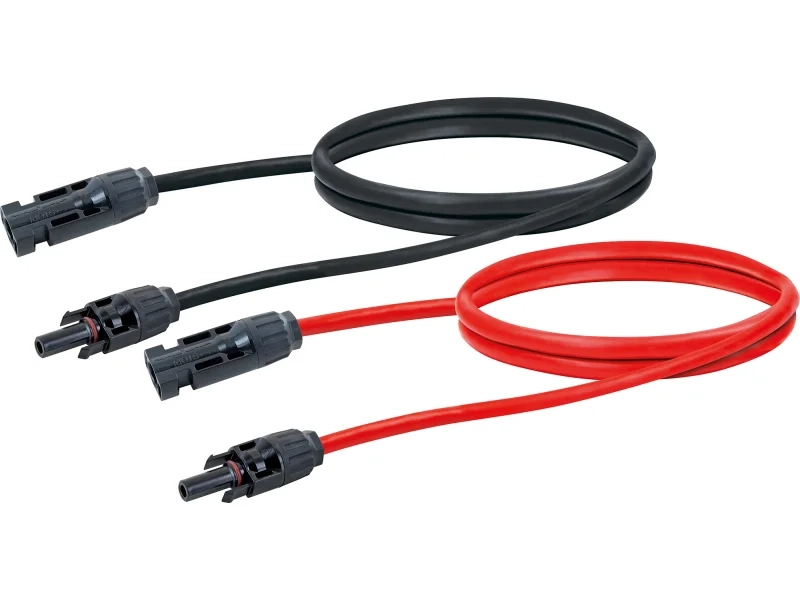 Schwaiger Solar-Verlängerungskabel 1 m mit Stecker-Kupplung – Wasserdicht & robust
